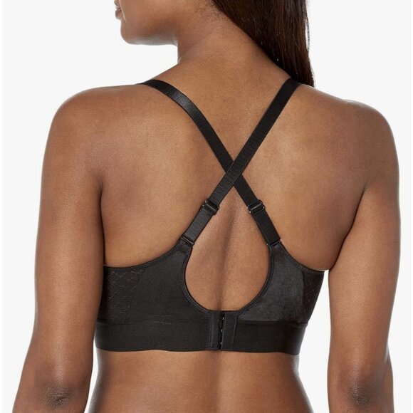 Bali Comfort Revolution Wireless Bra DF3458 Black 40C Smooth Support NWT - Picture 3 of 7